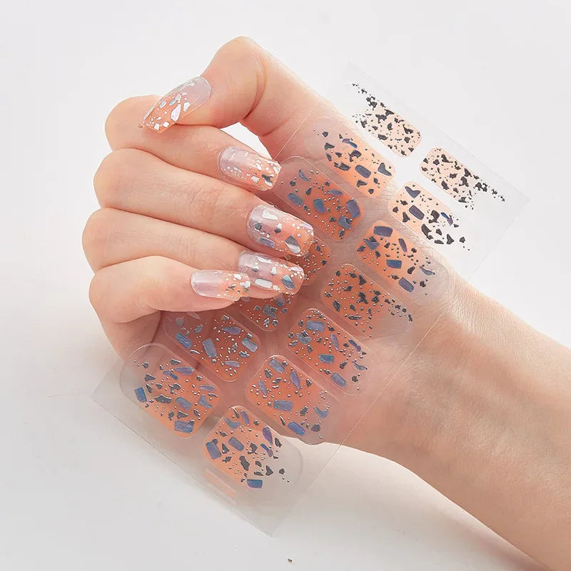 Christmas Nail Stickers | Festive Holiday Designs | Long-Lasting Glossy Finish