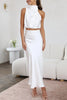 Ludmila – Stylish Satin Halter Maxi Dress for Women