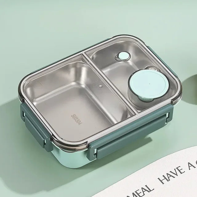 Insulated Stainless Steel Lunchbox | Leak-Proof Bento Design | Keeps Food Hot 6h / Fresh 12h | 304 Steel