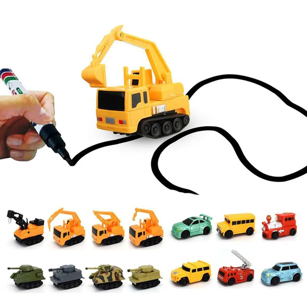 Magic Car Track Toy | Line Following Car | Creative STEM Play Set | Kids Interactive Gift