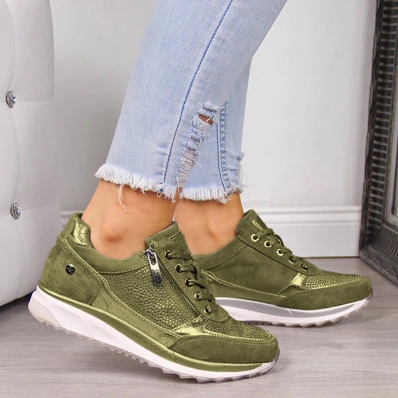 Mariam – Orthopedic Sneakers with Zipper