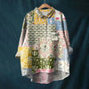 Liesa - Elegant women's blouse with floral pattern