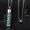 Perfumed Pendant Necklace | Stainless Steel | Interchangeable Aroma Discs