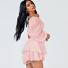 Off-shoulder Ruffle Dress
