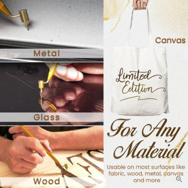Ergonomic Handwriting Pen | Built-In Finger Guide | Refillable & Eco-Friendly