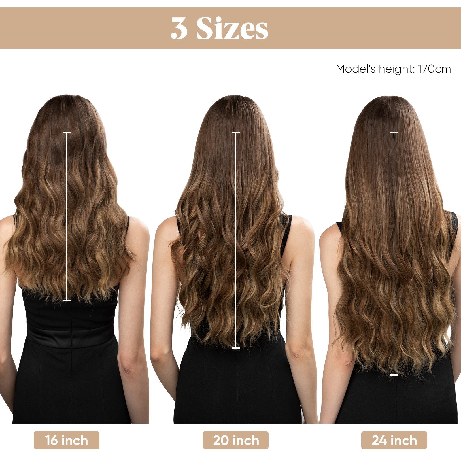 Invisible Halo Hair Extensions | Natural Look | Heat-Resistant Synthetic Fiber | Easy Application