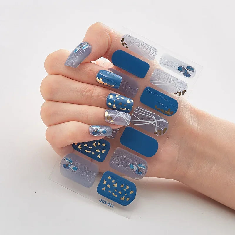 Christmas Nail Stickers | Festive Holiday Designs | Long-Lasting Glossy Finish