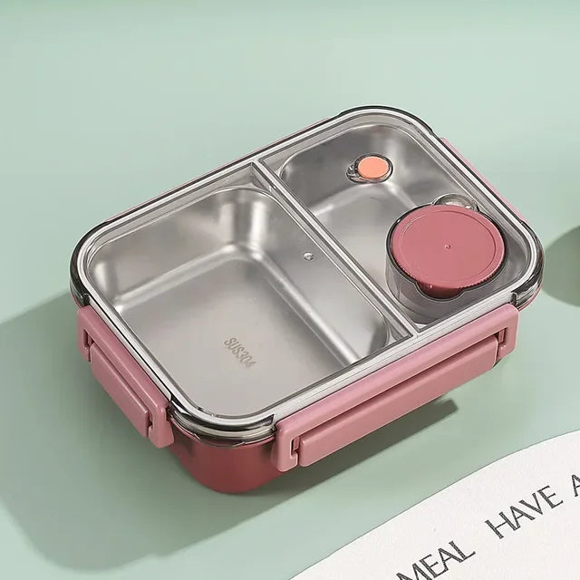 Insulated Stainless Steel Lunchbox | Leak-Proof Bento Design | Keeps Food Hot 6h / Fresh 12h | 304 Steel