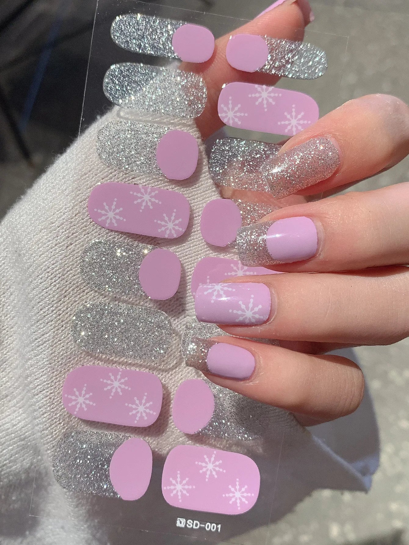 Christmas Nail Stickers | Festive Holiday Designs | Long-Lasting Glossy Finish
