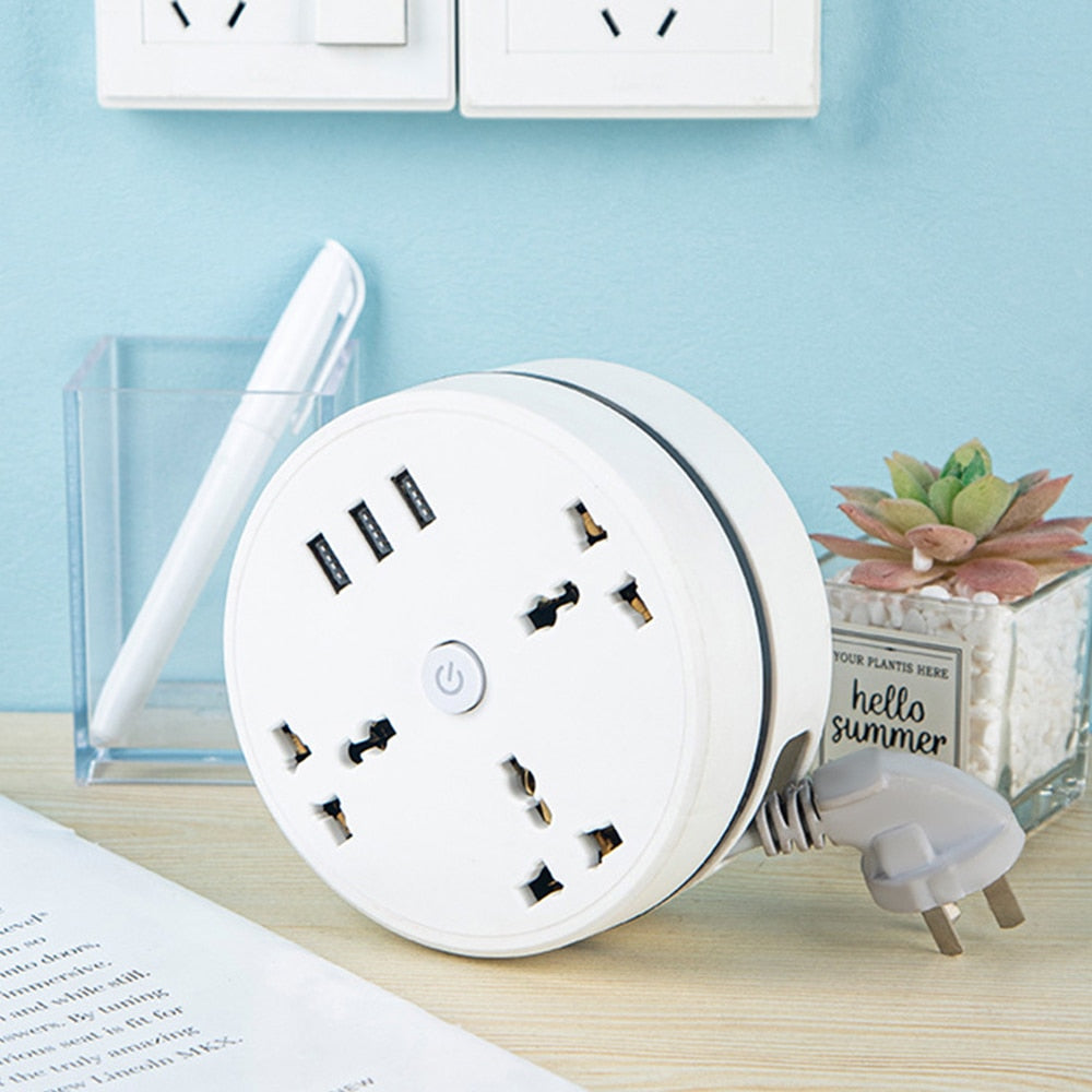 Round Universal Power Strip