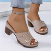 Eleganta™ – Women's Leather Sandals Stylish & Comfortable for Summer