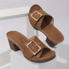 Eleganta™ – Women's Leather Sandals Stylish & Comfortable for Summer