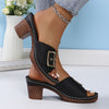 Eleganta™ – Women's Leather Sandals Stylish & Comfortable for Summer