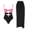 Heidi-Mode | Shiny Suspender Button Swimwear