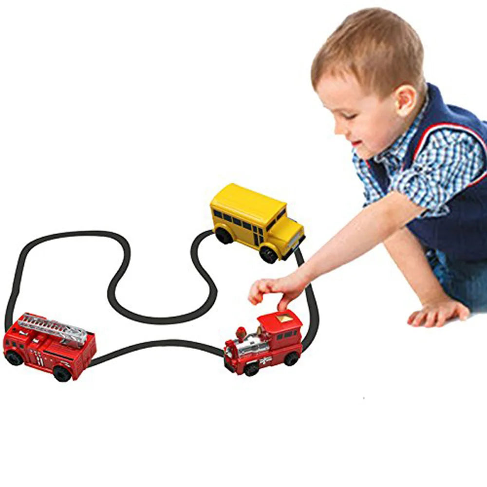 Magic Car Track Toy | Line Following Car | Creative STEM Play Set | Kids Interactive Gift