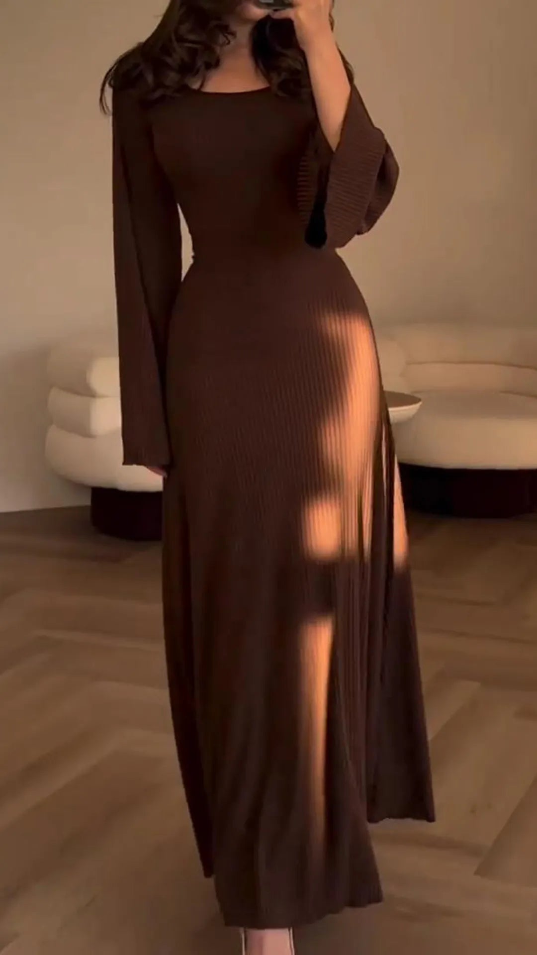 Zuedy Elegant Bodycon Maxi Dress