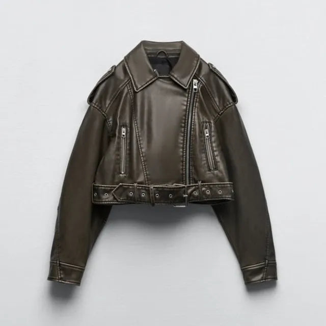 Heidi-Mode | Modern Short Biker Jacket