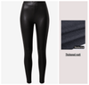 Women’s Faux Leather Leggings | High-Waist Sculpting Fit | Breathable Stretch Fabric