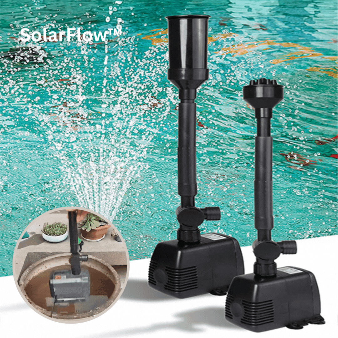 SolarFlow™ Sun-Powered Fountain Tranquility