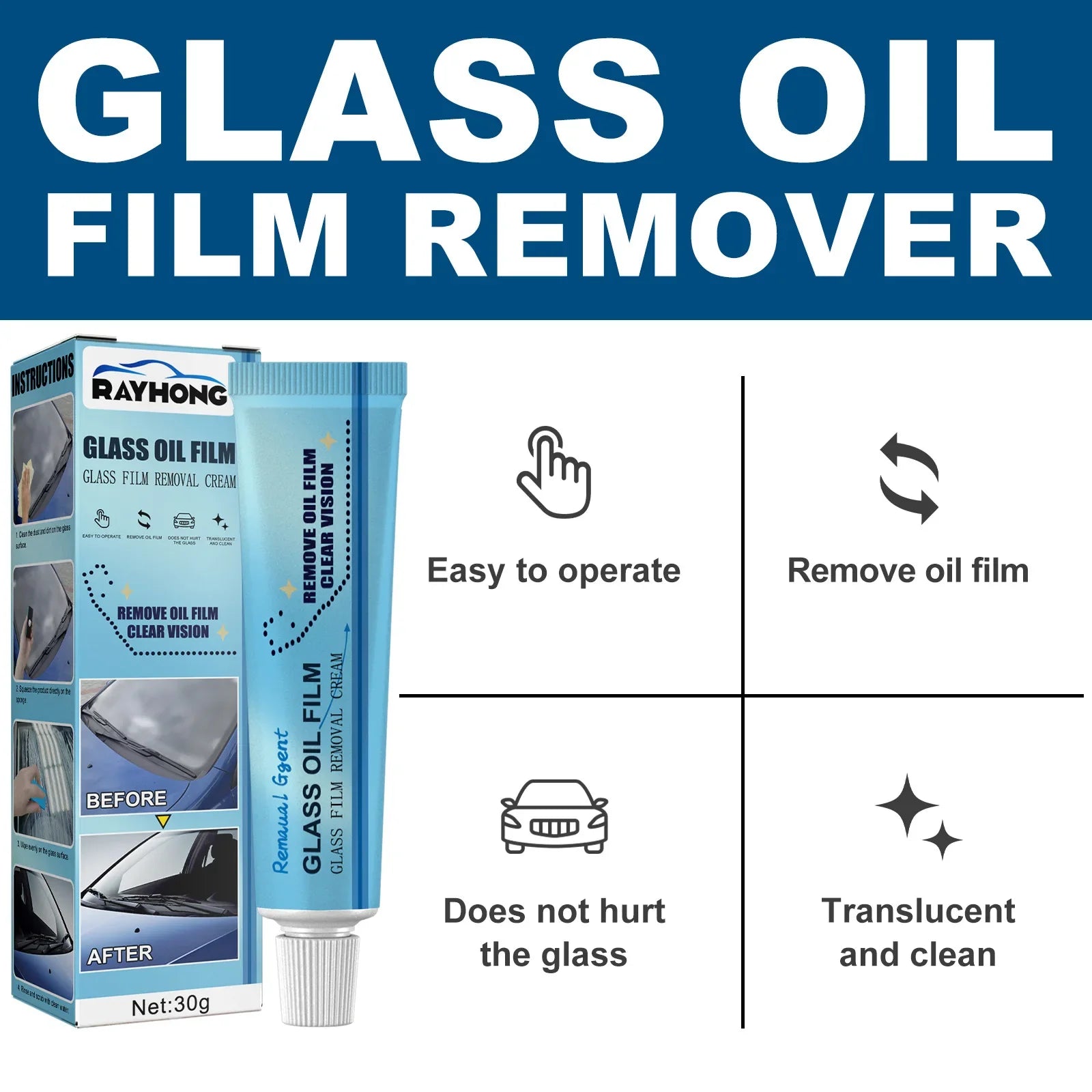 CrystalClear Car Glass Reviver