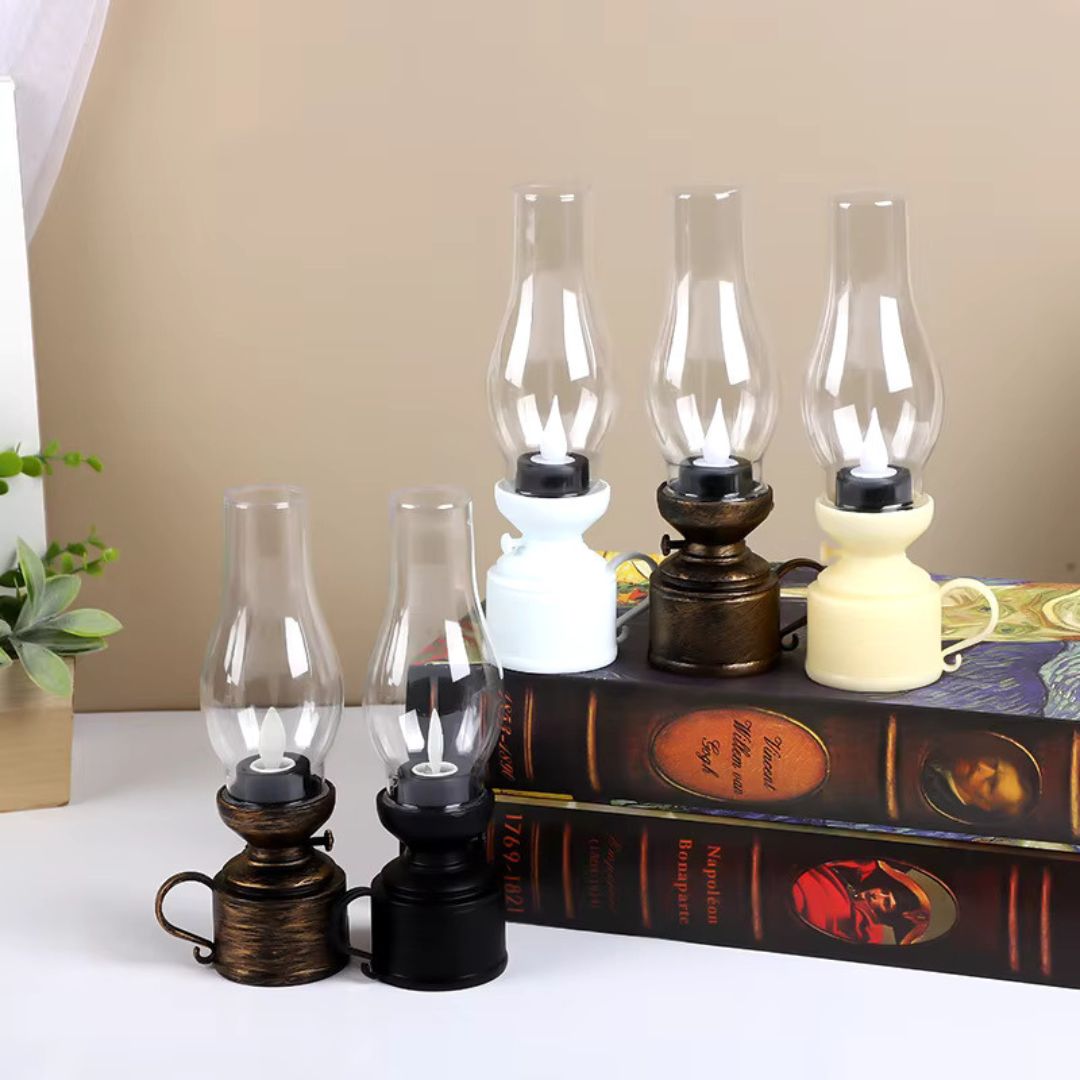 GlowFlame – Elegant LED Oil Lamps for a Cozy Atmosphere