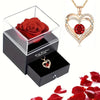 Necklace with Rose Gift Box