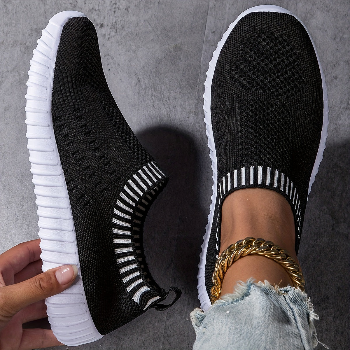VitaFlex™ – Comfortable Slip-On Women's Sneakers with Breathable Design