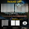 Floating LED Candles with Remote Wand | Flameless Hanging Lights | 12-Pack with Hooks & Batteries