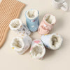 Baby Winter Boots | Giselle™ Soft Flannel & Cotton | Non-Slip Sole | 0–18 Months