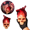 SpookyHeart™ Realistic Halloween Heart-Shaped Skull Sculpture