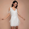 Wrap Dress for Women with V-Neck