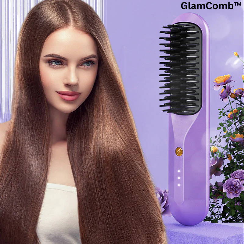 GlamComb™ Beautiful and Straight Hair in Seconds