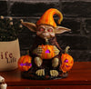 PumpkinGhoul™ Ghoulie Halloween Resin Statue with Pumpkin Lamp (Buy 1 Get 1 Free)