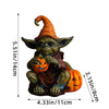 PumpkinGhoul™ Ghoulie Halloween Resin Statue with Pumpkin Lamp (Buy 1 Get 1 Free)