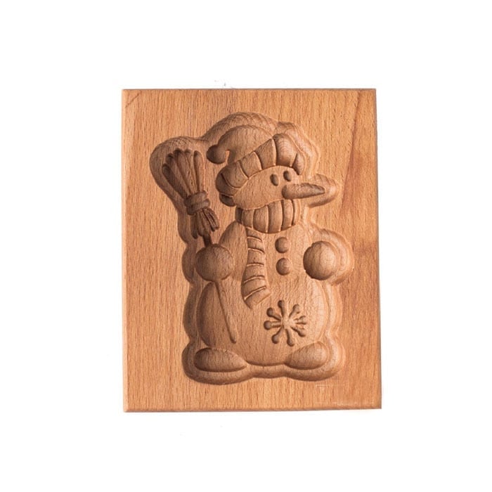 Wooden Cookie Mold Set | Engraved Pastry Stamps | Gingerbread & Biscuit Press