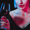 Retractable Vampire Fangs | Halloween Cosplay Teeth | Realistic Reusable Dentures | Safe PP Material | Adult & Kids