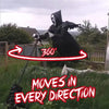 Halloween Scarecrow Decoration | Life-Size Ghostface Style | 6'7 Tall | Outdoor Yard Prop