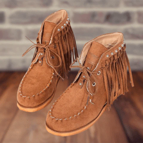 Women’s Ankle Boots | Retro Suede Style | Arch Support & Cushioned Insole