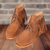 Women’s Ankle Boots | Retro Suede Style | Arch Support & Cushioned Insole