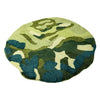 3D Round Green Moss Tufted Rug for Home Decor