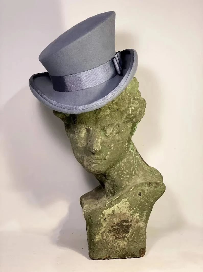 Men’s Asymmetric Top Hat | 100% Wool | Handcrafted Artisan Design