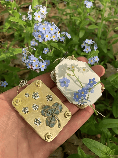 Mini Flower Press | Compact Botanical Keepsake Maker | Portable Craft Tool