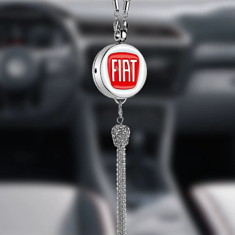 Car Rearview Mirror Pendant | Sparkling Rhinestone Accessory | Zinc Alloy | 100g