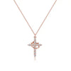 Unisex Pendant Necklace | Crown & Cross Symbol | Faith-Inspired Jewelry Gift