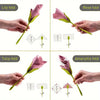 Napkin Flower Creator | Set of 2 | Floral Table Decoration Tool | Roses, Tulips & Calla Lily Designs