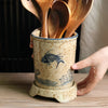 Elegant Ceramic Chopstick Storage Holder for Kitchen Organization