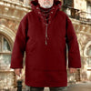 Men’s Wool Outdoor Jacket | Storm-Ready Insulated Anorak with Hood & Kangaroo Pocket
