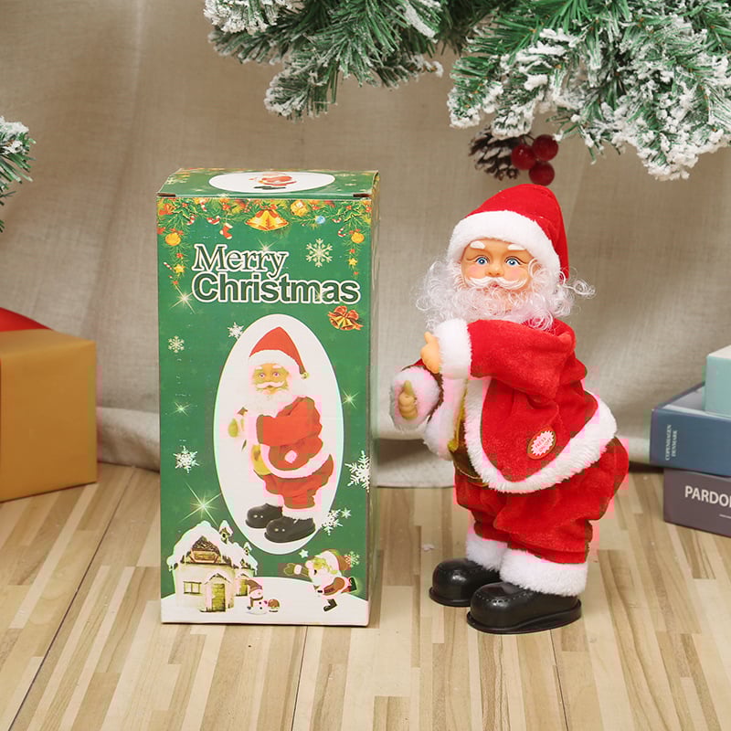 Dancing Singing Santa Decoration | Animated Christmas Figure | Plays Festive Songs | Fun Holiday Gift Idea