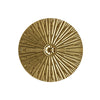 Elegant Round Gold Metal Wall Hanging Decoration