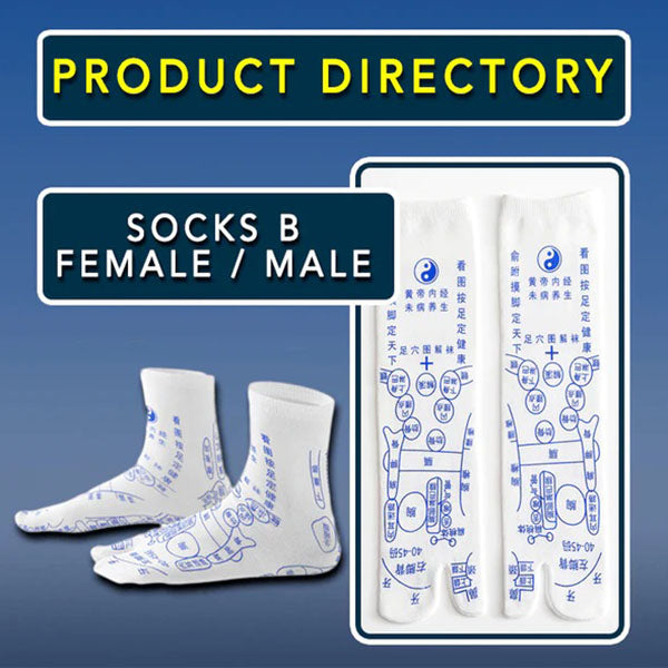 Shay™ Acupressure Reflex Zone Massage Socks